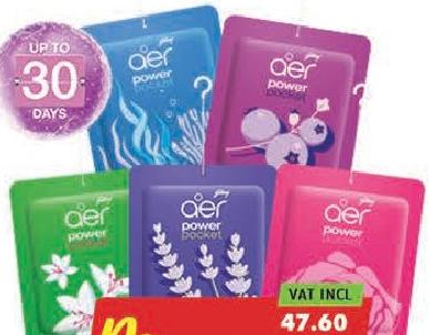 AER Power Pocket Freshener (5 Refs)