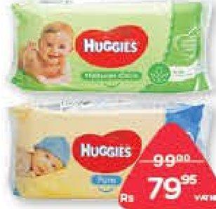 Huggies 56 Baby Wipes Natural Care, Pure