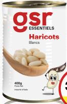 GSR Haricots Blancs - 400g