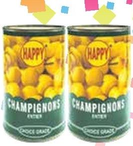 Happy Champignons Entiers 400g