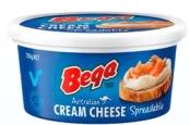 Bega Australian Cream Cheese Spreadable, 200g