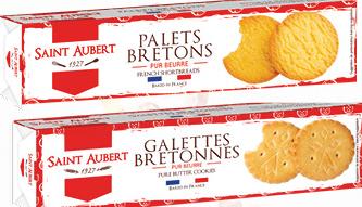 Saint Aubert Galettes Bretonnes Palets Bretons - 125g