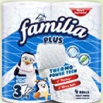 FAMILIA PLUS Toilet Paper 3Ply*04