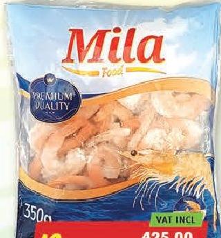 Mila White Shrimp with Tail 21/25 350g