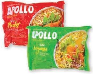 Apollo Noodles Sachet 85g (All Refs)