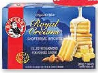 Bakers Royal Creams Shortbread Biscuits 280 g