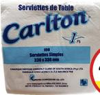 Carlton Serviettes 1 Ply x100
