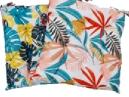Printed Chair Cushion + Water-Repellent Cover