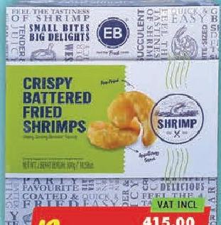 EB Crispy Battered Fried Shrimps 300g