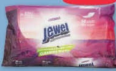 Jewel 50 Disinfecting & Antibacterial Cleaning Wipes Lavender, Lemon