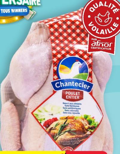 Chantecler Whole Chicken 500g