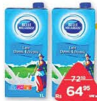 Belle Hollandaise Semi-skimmed UHT Milk 1L