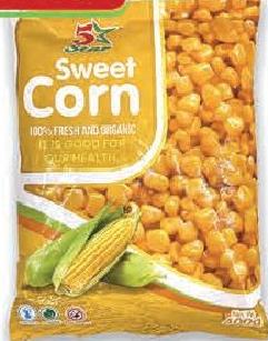 5 Star Frozen Sweet Corn 400g
