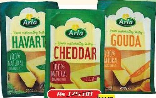 Arla Chunk 200g (Cheddar/Gouda/Havarti)