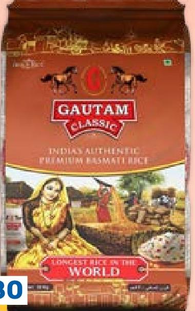 Gautam Classic Indian Authentic Premium Basmati Rice 20 KG