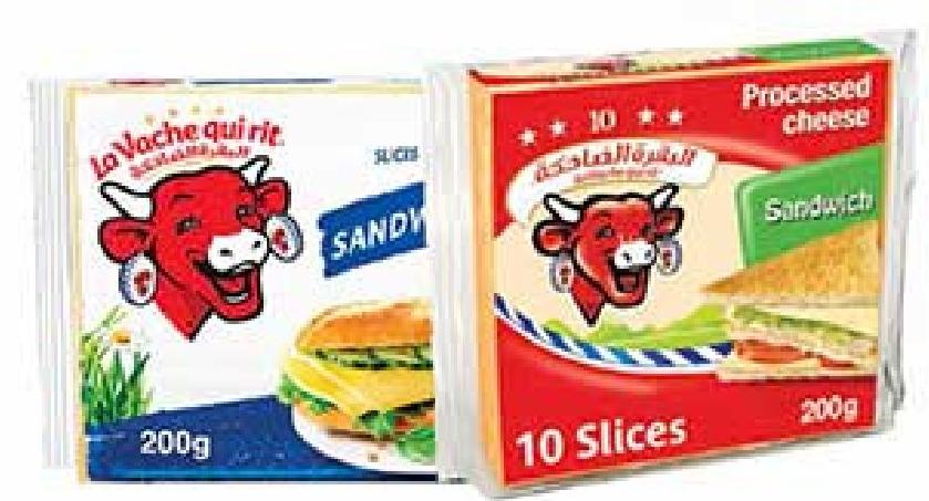 La Vache Qui RIT Processed Cheese Slices 200g