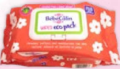 BEBECALIN Ecopack Wipes 80 + 20 Free