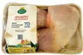 Le Poulet Fermier 70 Jours Cuisses de Poulet Frais X 2 500g