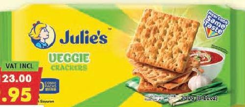 Julie's Veggie Crackers 230g