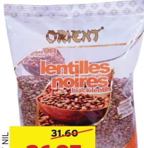 Orient Black Lentils 500G