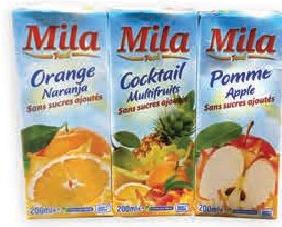 Mila Nectar Juice 200ml (3 Refs)