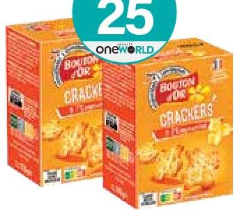 Bouton d'Or Crackers à l'Emmental 105g