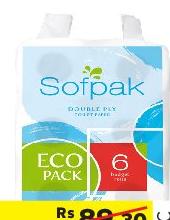 SOFPAK ECO PACK PAPIER TOILETTE X 6