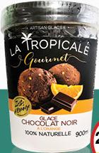 La Tropicale Gourmet Glace Chocolat Noir / Sorbet all refs - 900ml