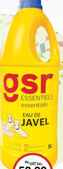 GSR Essentiels Eau de Javel - 1L