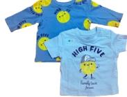 Lot de 2 T-shirt manches courtes et manches longues