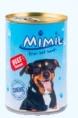 Aliment pour chien MIMIL Boeuf / agneau / poulet La boîte de 42 g
