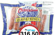 CIDF Saucisse Merguez Porc - kg