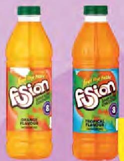FUSION Concentrated Fruit Juice-1LT All Refs