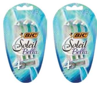 Bic Soleil Bella Razors Jetables 4 Lames x 3