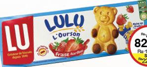 LU L'Ourson Biscuits Strawberry 150g