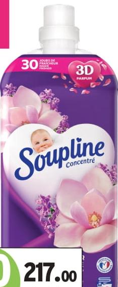 Soupline Ultra Adoucissant Concentré 1.28L / 1.35L