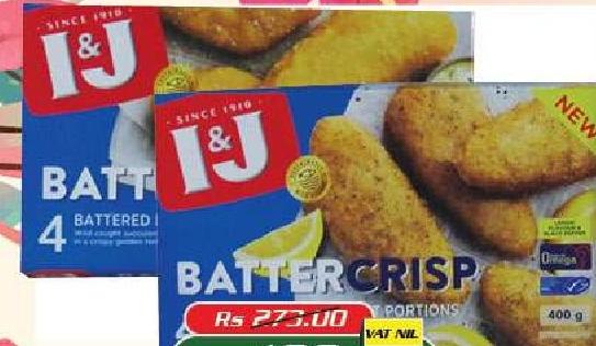 I&J Battercrisp 400g (Classic/ Lemon Pepper)