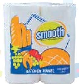 Smooth Kitchen Towels x 2