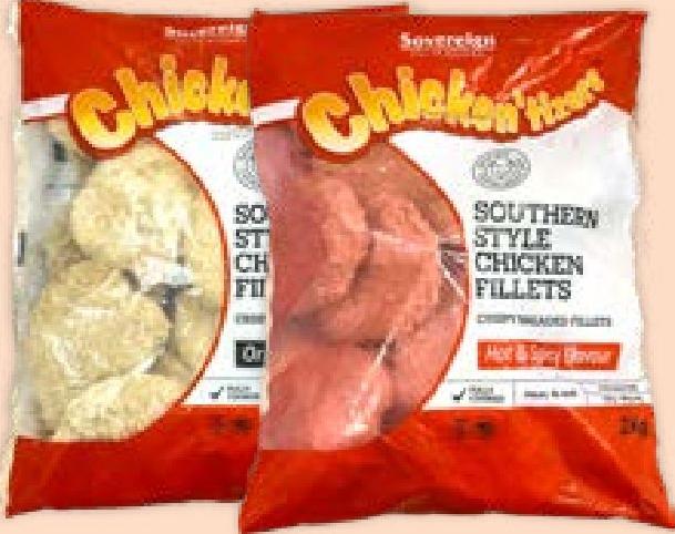 Chicken'tizers Fillet 2kg (Original/Hot & Spicy)