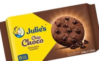 Julie's Chip Choco Chocolate Cookies 208g