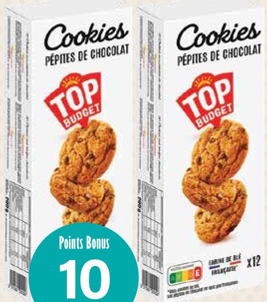 Top Budget Cookies Pépites de Chocolat 200g