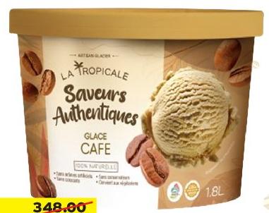 LA TROPICALE SAVEURS AUTHENTIQUES GLACE CAFE 1.8L