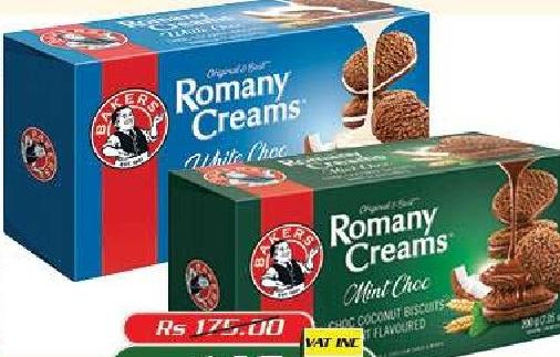 Bakers Romany Creams 200g (All Refs)