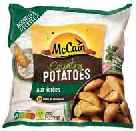 MC CAIN Frozen Vegetable-780G Country Potatoes