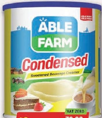 Able Farm Sweetened Condensed Milk 380g