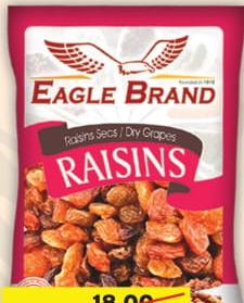 Eagle Brand Raisins Secs 50g