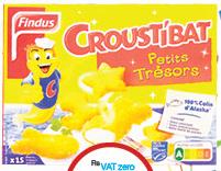 Findus Croustibat Petits Trésors - 450g