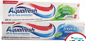 Aquafresh 4 Blue Fresh & Minty / 4 Green Mild & Minty - 100ml