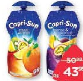 Caprisonne Fruit Juice Cherry & Pomegranate, Mango & Maracuja, Orange & Peach, Multivitamin 330 ml