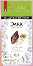 Villars Dark Chocolate With Hazelnuts - 100g